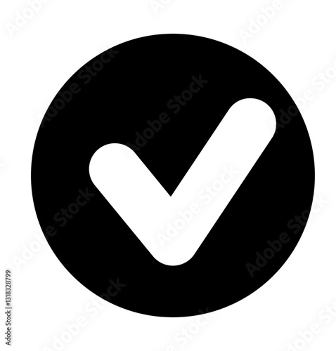 Minimalist checklist and verification icons. applications, and professional design.
