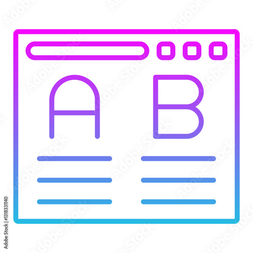 Ab testing Icon