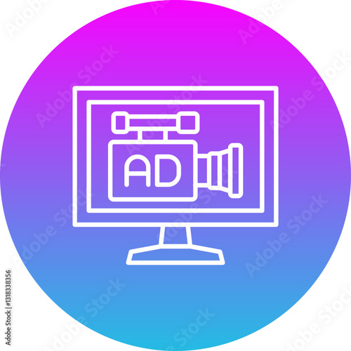 Desktop computer Icon
