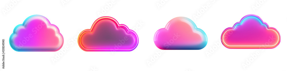 Vibrant gradient clouds in a range of bold saturated colors create a dreamlike ethereal and futuristic digital art background The shimmering Vibrant gradient clouds in a range of bold saturated colors create a dreamlike ethereal and futuristic digital art background The shimmering
