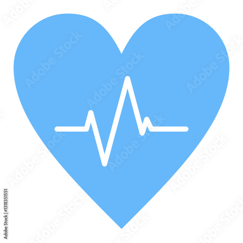 Cardio icon vector featuring a simple heart or running figure symbolizing endurance, fitness, and exercise. Perfect for gym, workout, health, training, and sport-related designs.