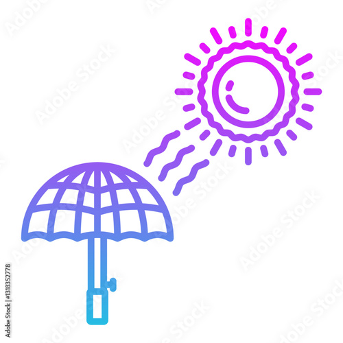 UV protection Icon