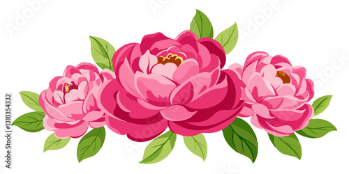 "Blush Reverie: A Graceful Bloom of Pink Peonies"
