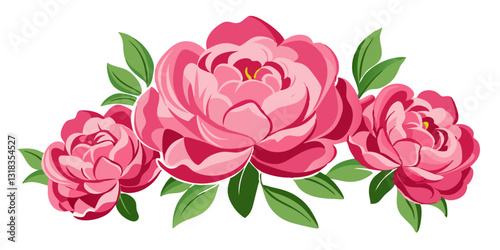 "Blush Reverie: A Graceful Bloom of Pink Peonies"
