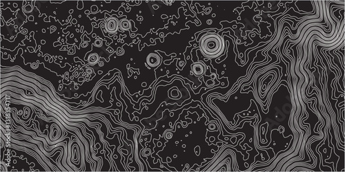 Integrating Organic Wave-Like Forms with the Technical Precision of Contour Mapping to Produce a Topographic Design that is Both Geographically Accurate and Artistically Engaging

