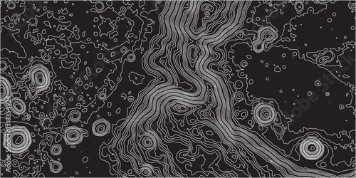 A Creative Exploration of How Abstract Motion, Wave-Like Patterns, and Mountainous Topography Can Merge to Form a Unique and Visually Expressive Interpretation of Geographic Elevation Data

