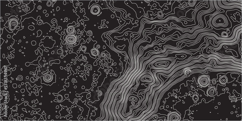 A Creative Exploration of How Abstract Motion, Wave-Like Patterns, and Mountainous Topography Can Merge to Form a Unique and Visually Expressive Interpretation of Geographic Elevation Data

