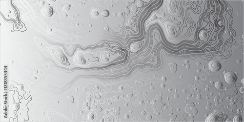 Harmonizing the Structural Complexity of Topographic Contour Mapping with the Elegance of Abstract Wave Forms to Create a Unique and Visually Engaging Representation of Natural Landscapes

