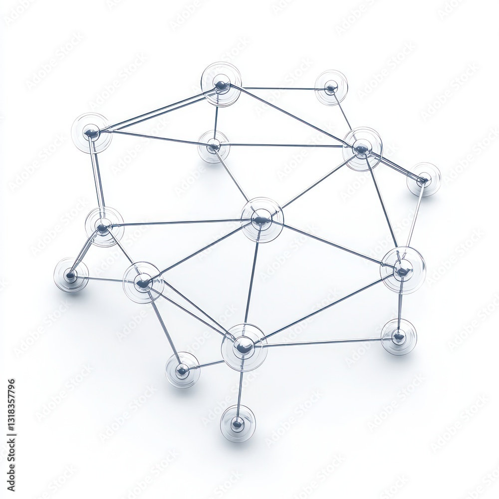 Connectivity symbolized by clean 3D Network Icon. Connectivity symbolized by clean 3D Network Icon.