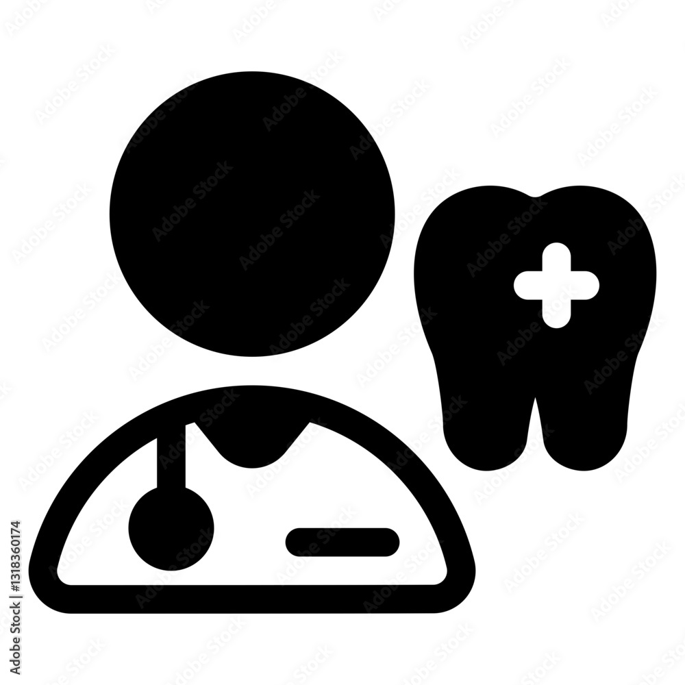 Fototapeta premium dentist icon