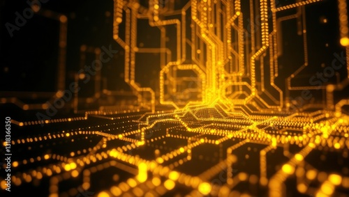 Golden Circuit Network in Dark Space