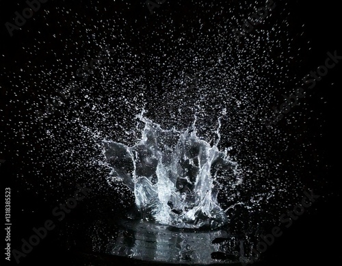 幻想的な水しぶき