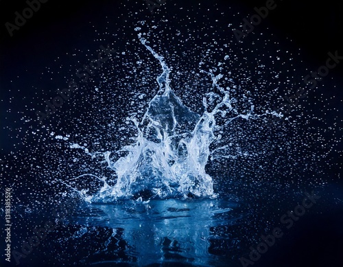 幻想的な水しぶき