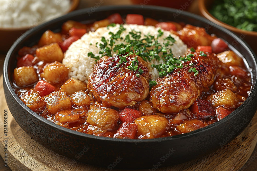 Sticky Rice with Chicken. Sticky Rice with Chicken.