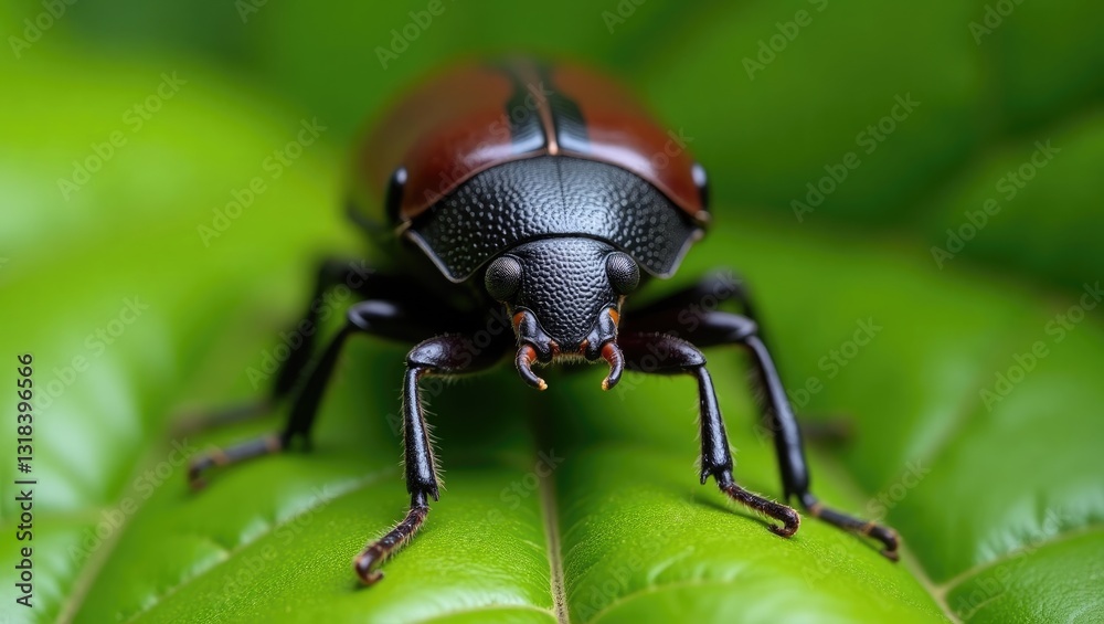 amazing close-up beetle that appears blurry and has noise. amazing close-up beetle that appears blurry and has noise.