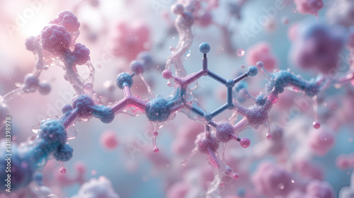 Goserelin breast and prostate cancer drug, chemical structure.