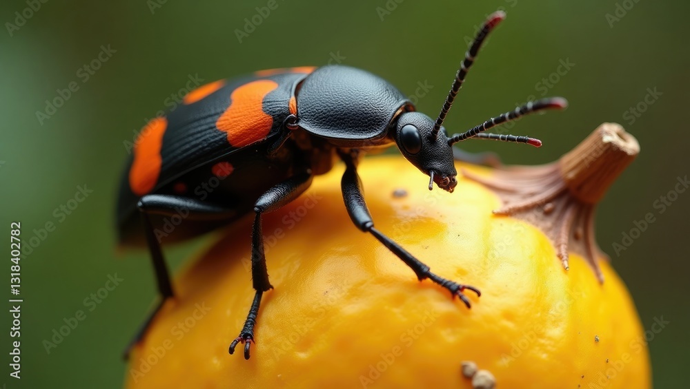 Fototapeta premium A kissing bug carries disease. You might have it and remain unaware.