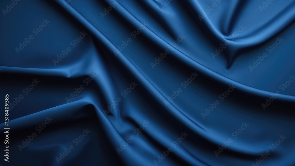 Fototapeta premium Elegant blue abstract background featuring a smooth gradient, shifting from light to dark tones, radiating a modern, luxurious ambiance.