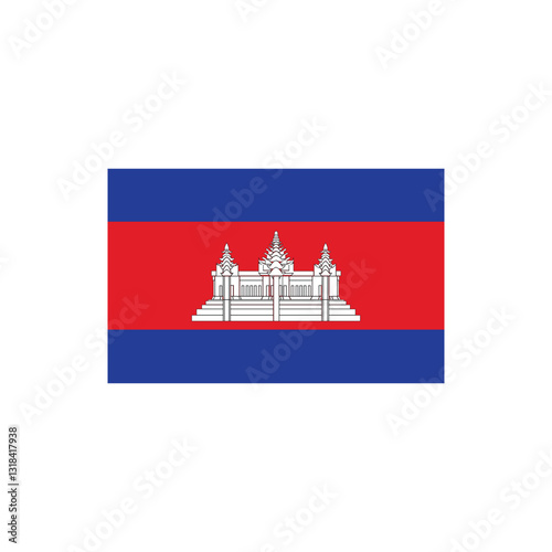 Independence Day of Cambodia, Cambodia flag illustration Vol 02