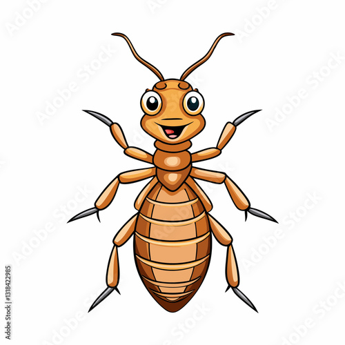 vector illustration of a termite