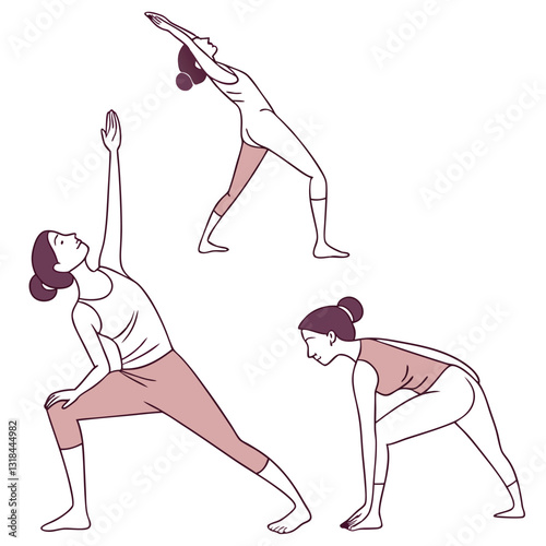 yoga lotus position vector