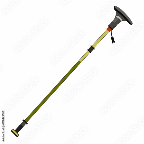 lightweight trekking pole with ergonomic grip