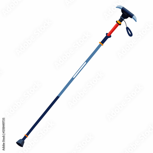 lightweight trekking pole with ergonomic grip