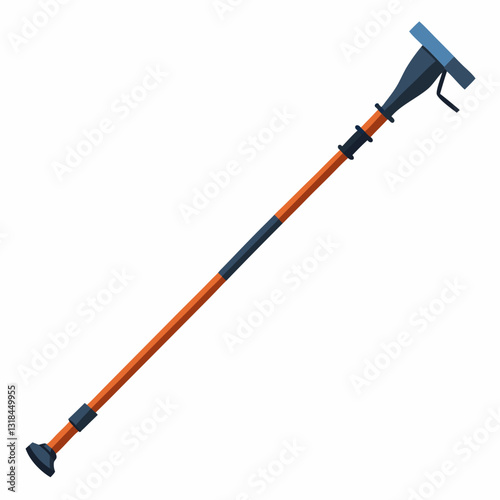 lightweight trekking pole with ergonomic grip