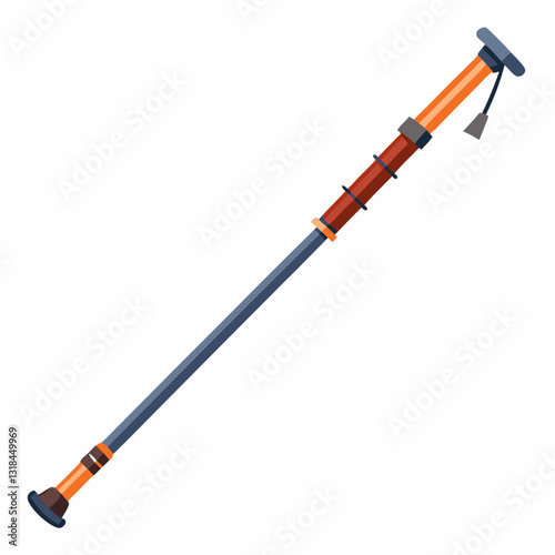 lightweight trekking pole with ergonomic grip