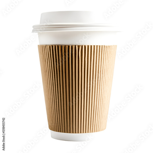 Wallpaper Mural A Cardboard Coffee Cup Ready for a Warm Drink Cozy and comforting Torontodigital.ca