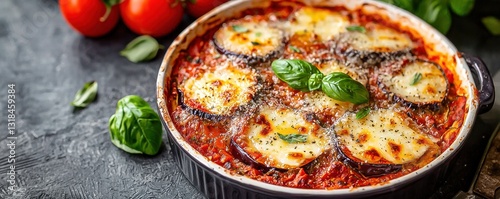 Wallpaper Mural Homemade Aubergine Parmigiana: A Delicious Italian Dish with Fresh Tomato Sauce, Melted Mozzarella & Nutty Parmesan Cheese for Lunch, Dinner, or Any Meal - Easy to Cook & Perfectly Seasoned! Torontodigital.ca
