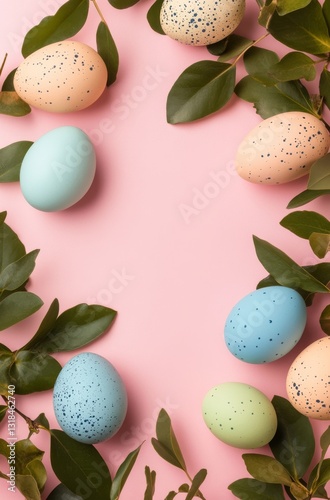 Easter-themed background pink