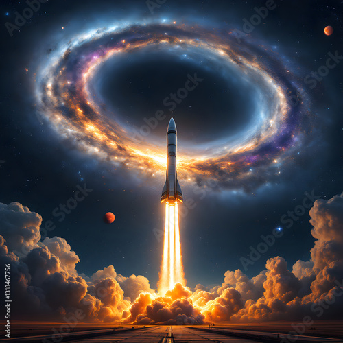 혁신의날개펼치는로켓발사