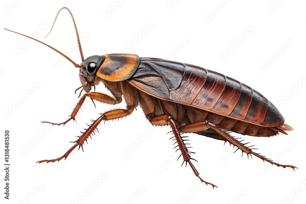 cockroach isolated on transparent background generative ai cockroach isolated on transparent background generative ai