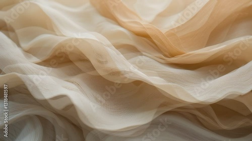 abstract waves with natural layered texture background - loop motion