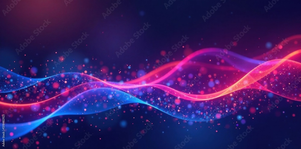 Fototapeta premium Wavy business background with abstract lines and stripes, corporate, design, abstract