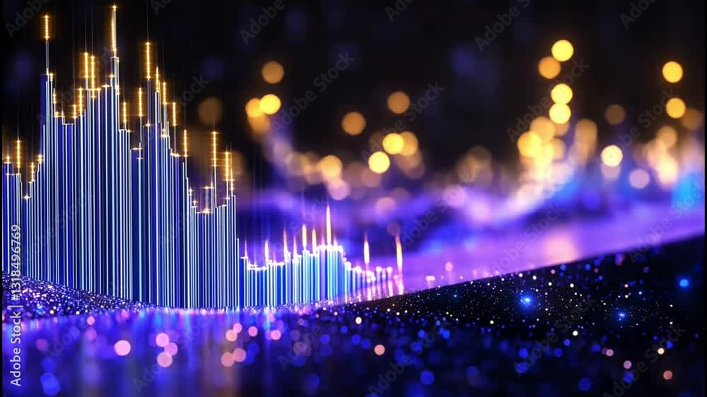 Futuristic Digital Data Visualization – Abstract Cyber Data Wave with Glowing Graphs – AI-Powered Financial Data Analytics in Neon Light Futuristic Digital Data Visualization – Abstract Cyber Data Wave with Glowing Graphs – AI-Powered Financial Data Analytics in Neon Light