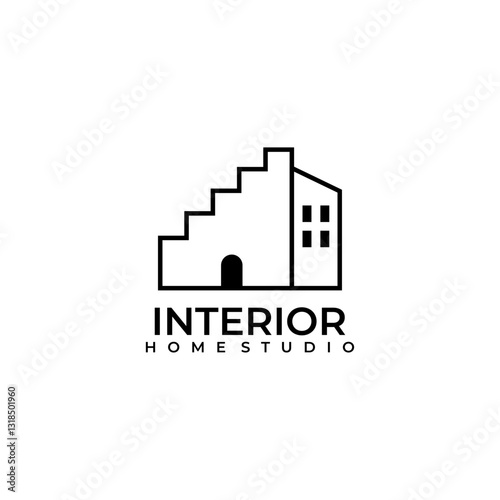 Home decoration studio company logo design