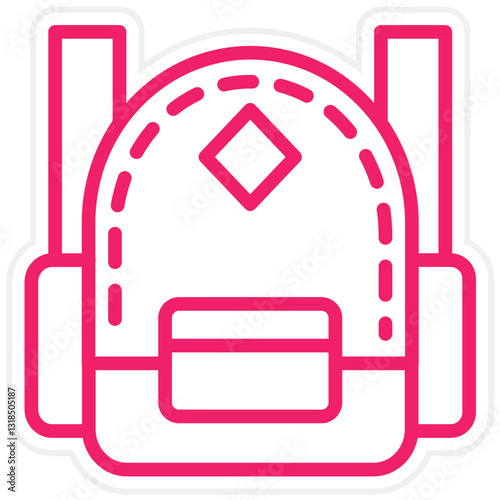 Vector Design Bagpack Icon Style