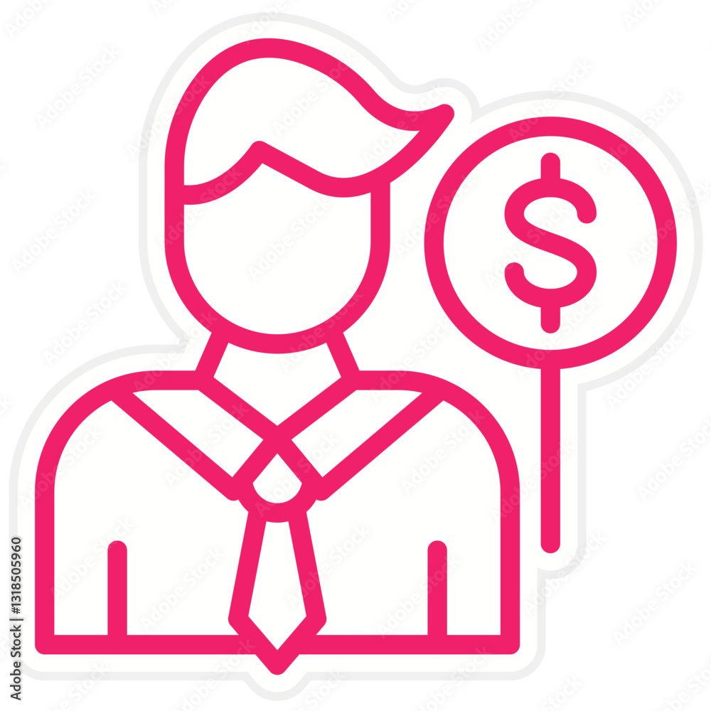 Obraz premium Vector Design Auction Icon Style