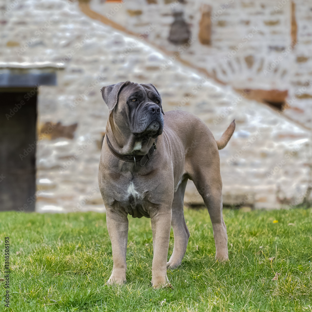 Obraz premium A dog cane corso, portrait.