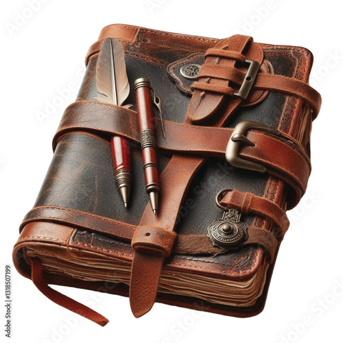 Leather Notebook vector