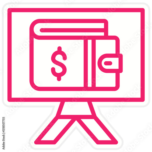 Vector Design Ewallet Icon Style