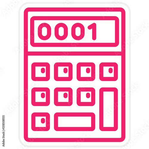 Vector Design Calculator Icon Style