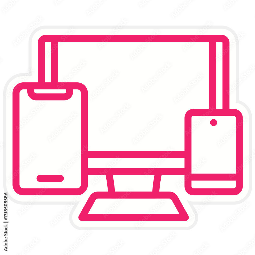 Fototapeta premium Vector Design Devices Icon Style