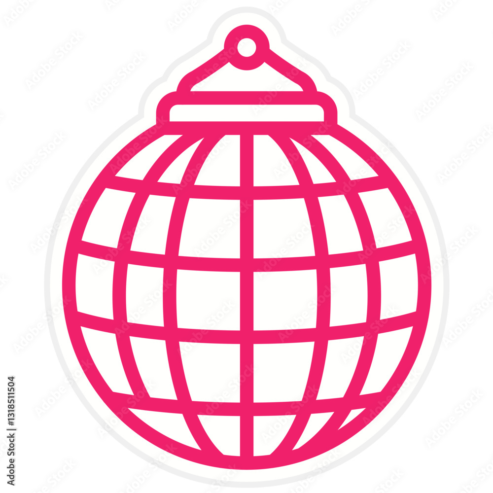 Fototapeta premium Vector Design Disco Ball Icon Style