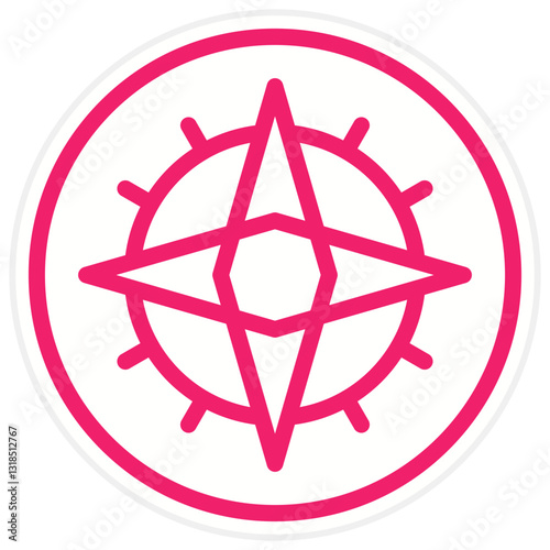 Vector Design Orientation Icon Style