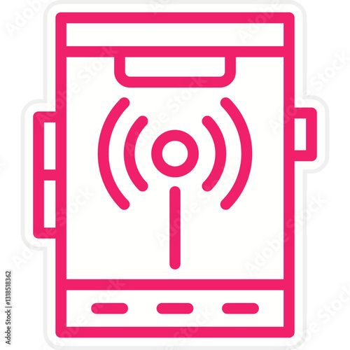 Vector Design Mobile Hotspot Icon Style