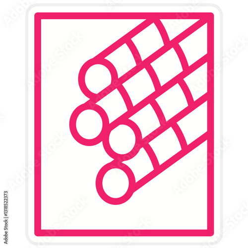 Rebar Vector Design Icon Style