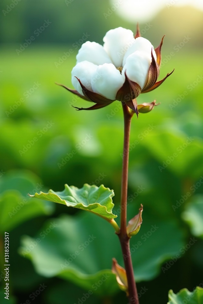 Cotton plants shriveling up from lack of water, plant, wilt Cotton plants shriveling up from lack of water, plant, wilt